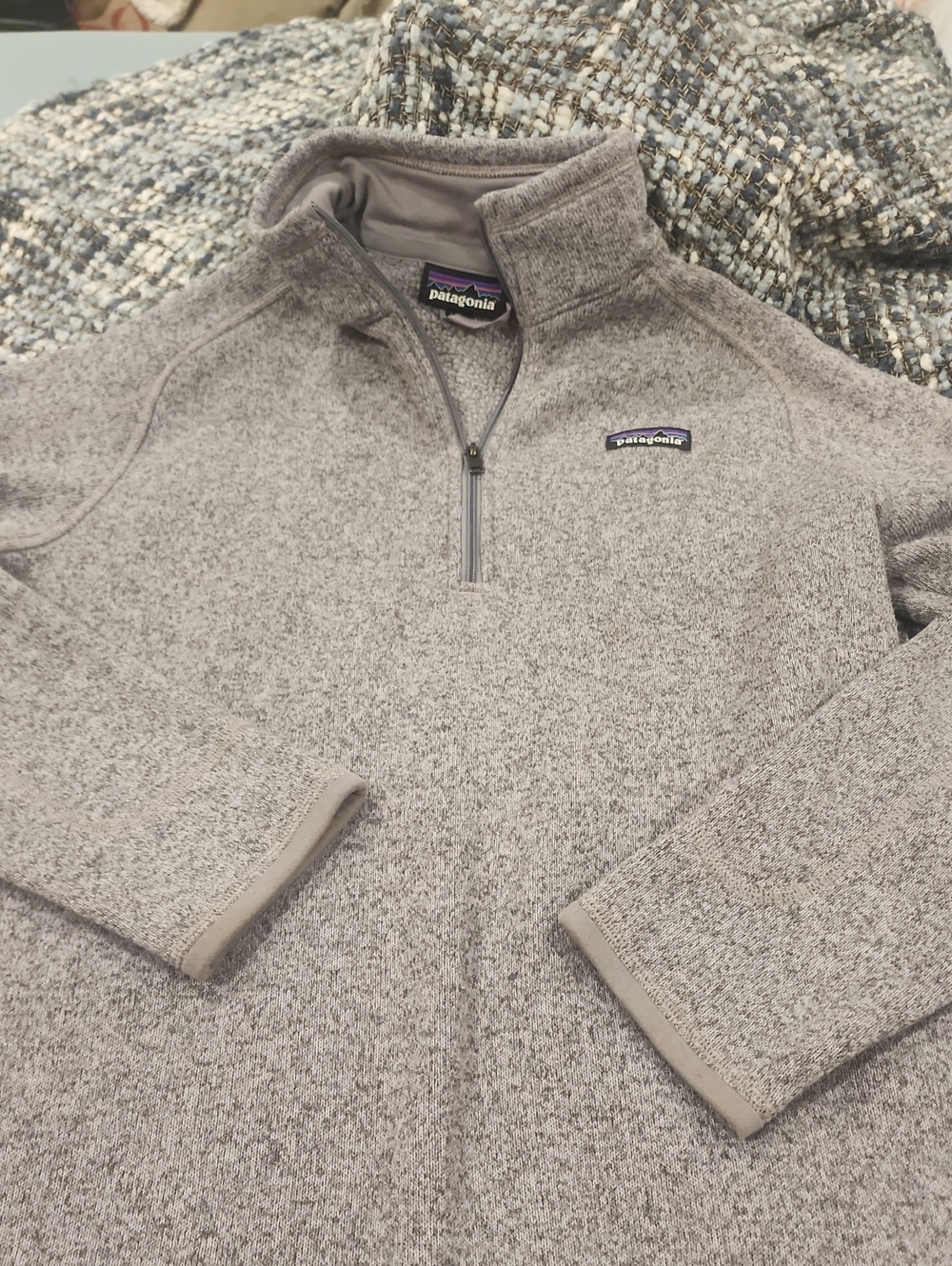 Patagonia Half-Zip Fleece Pullover in Light Heathered Purple